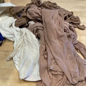 Miscellaneous used nylons.  Good for craft project only.